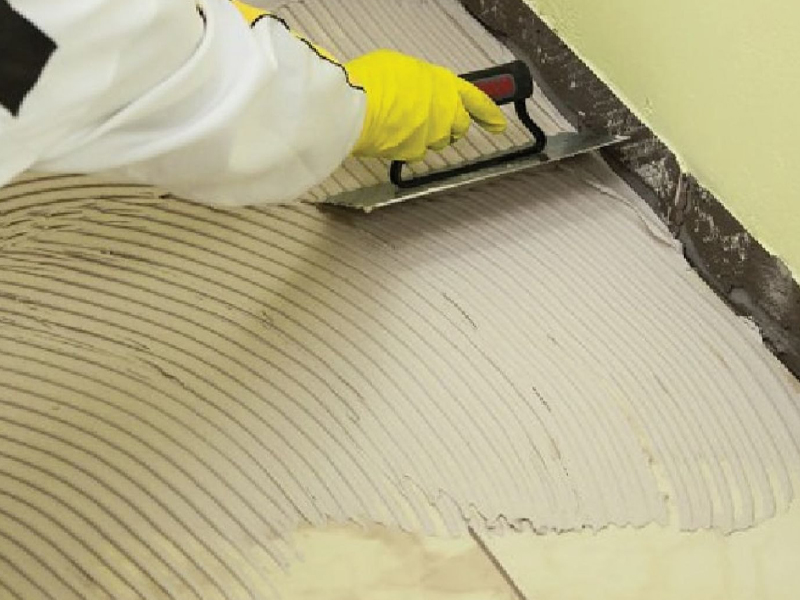 Cement and epoxy Grouting